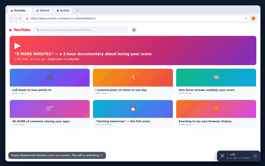 Browser Productivity Battle screenshot