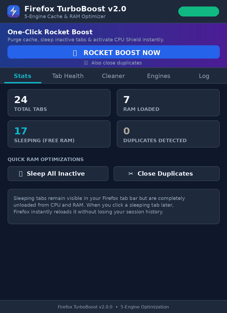 TurboBoost: Cache & RAM Optimizer screenshot